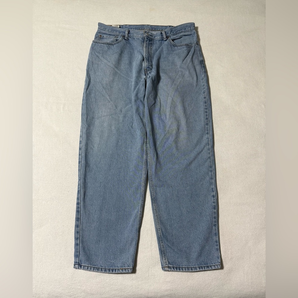 Levis 560 Jeans Mens 38x31 Blue‎ Loose Tapered Baggy Medium Wash Denim